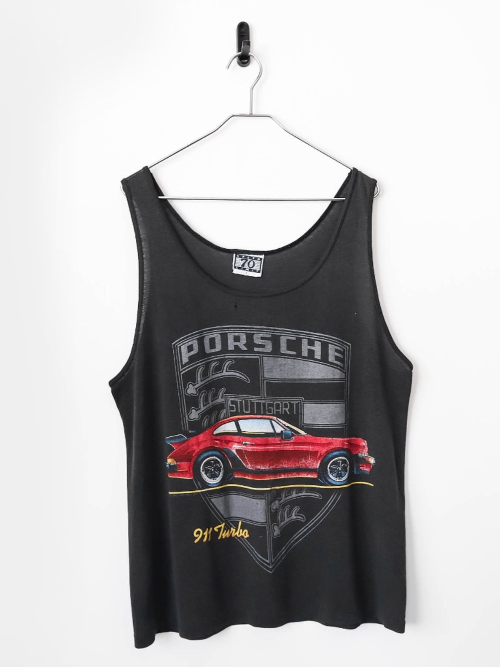 Super Rare True Vintage 80’s Porsche Single Stitch Tank Top USA